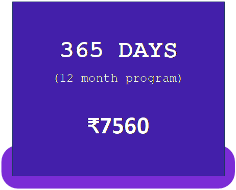 90 DAYS (3 month program)