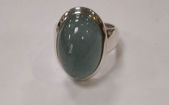 Aquamarine adjustable Ring
