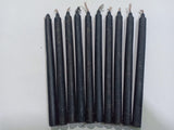 Energised oil infused Black Candle (Pack of 10)