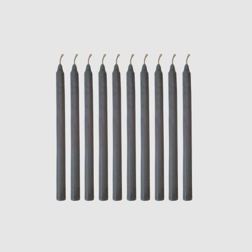 Energised oil infused Gray stick Candles (pack of 10)