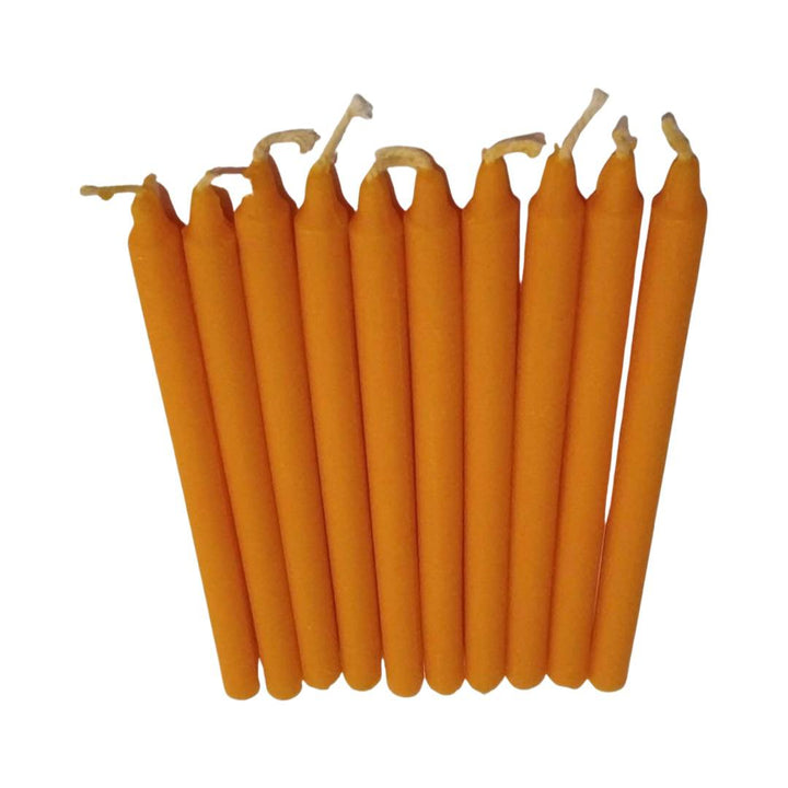Energised oil infused Orange stick candle (Pack of 10)