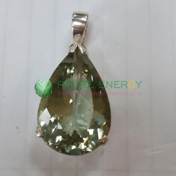 Green Amethyst Pendant