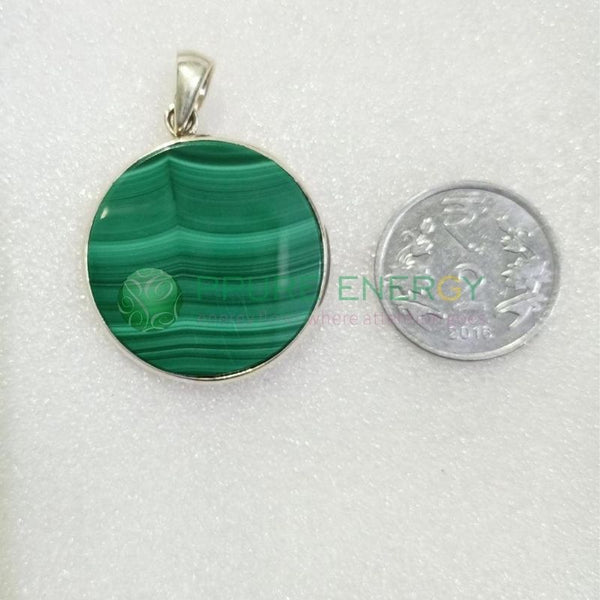 Malachite with Flower of Life