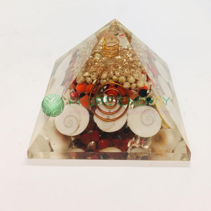Orgone Pyramid gomati chakra +gunj