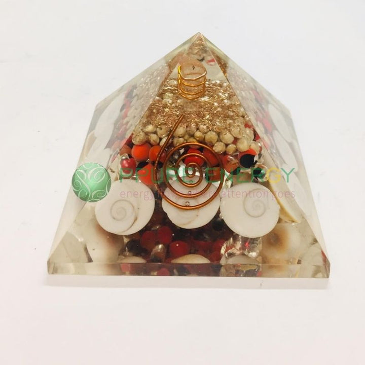Orgone Pyramid gomati chakra +gunj