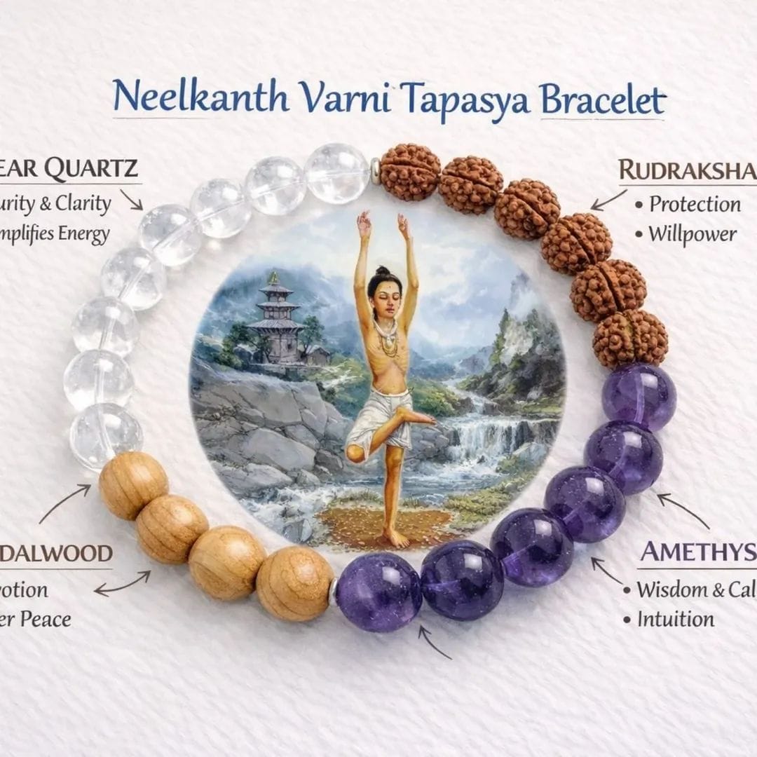 Nilkant Vami Tapasya Bracelet – Spiritual Swaminarayan Devotional Bracelet