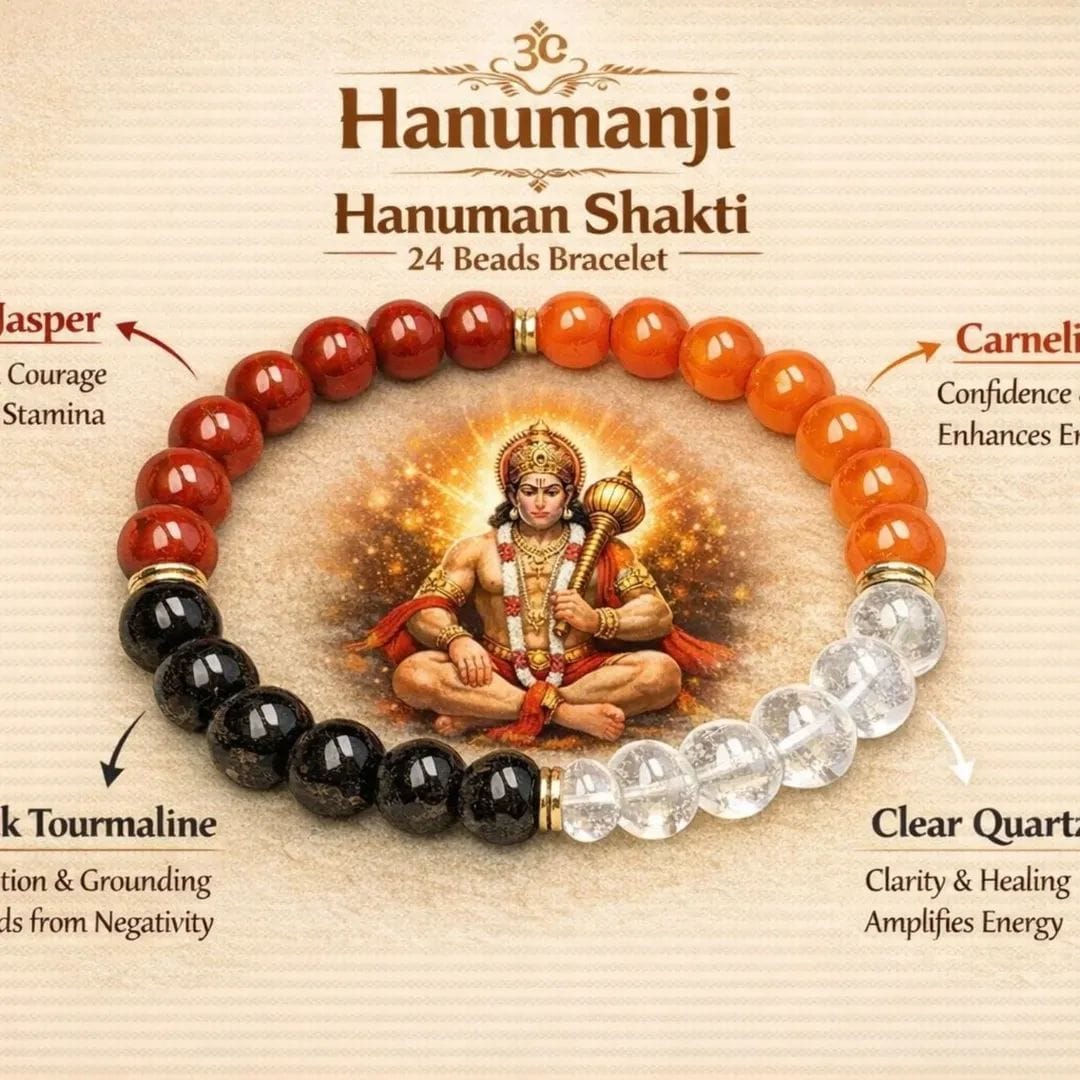 Hanuman Shakti Bracelet – Powerful Protection & Strength Spiritual Bracelet