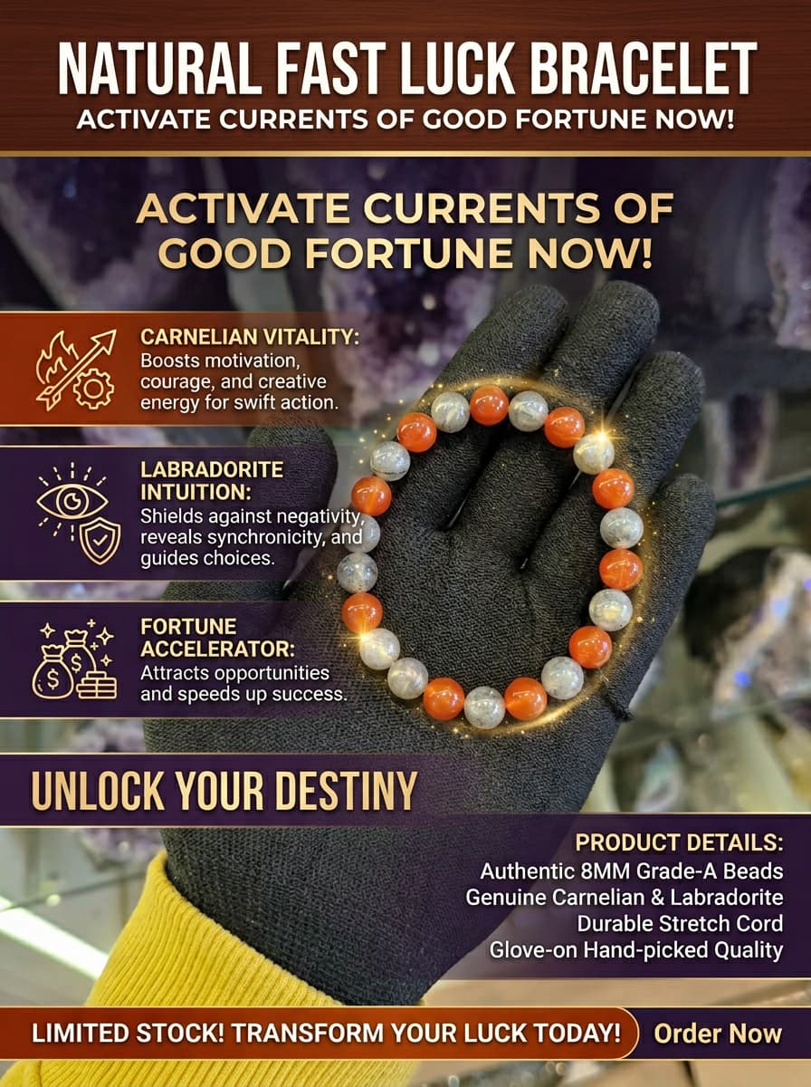 Natural Fast Luck Bracelet – Attract Positivity, Success & Good Fortune