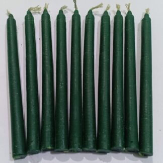 Energised Green ritual candles
