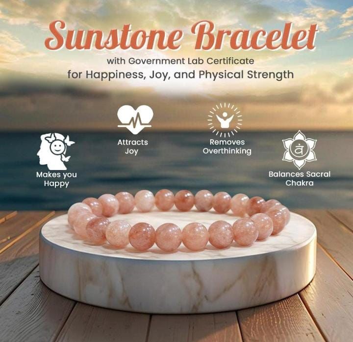 Sunstone bracelet